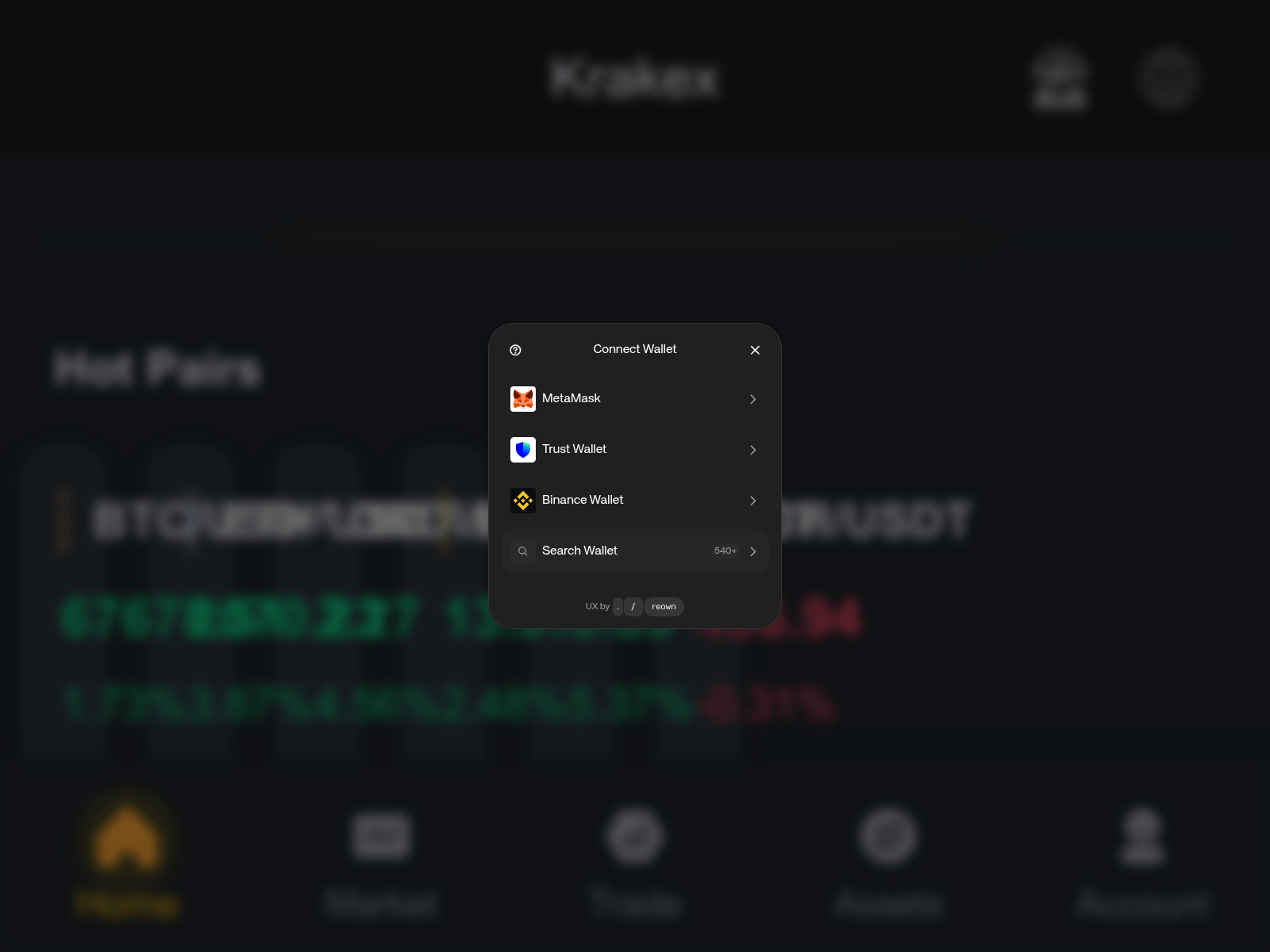 Screenshot of krakex3.vip