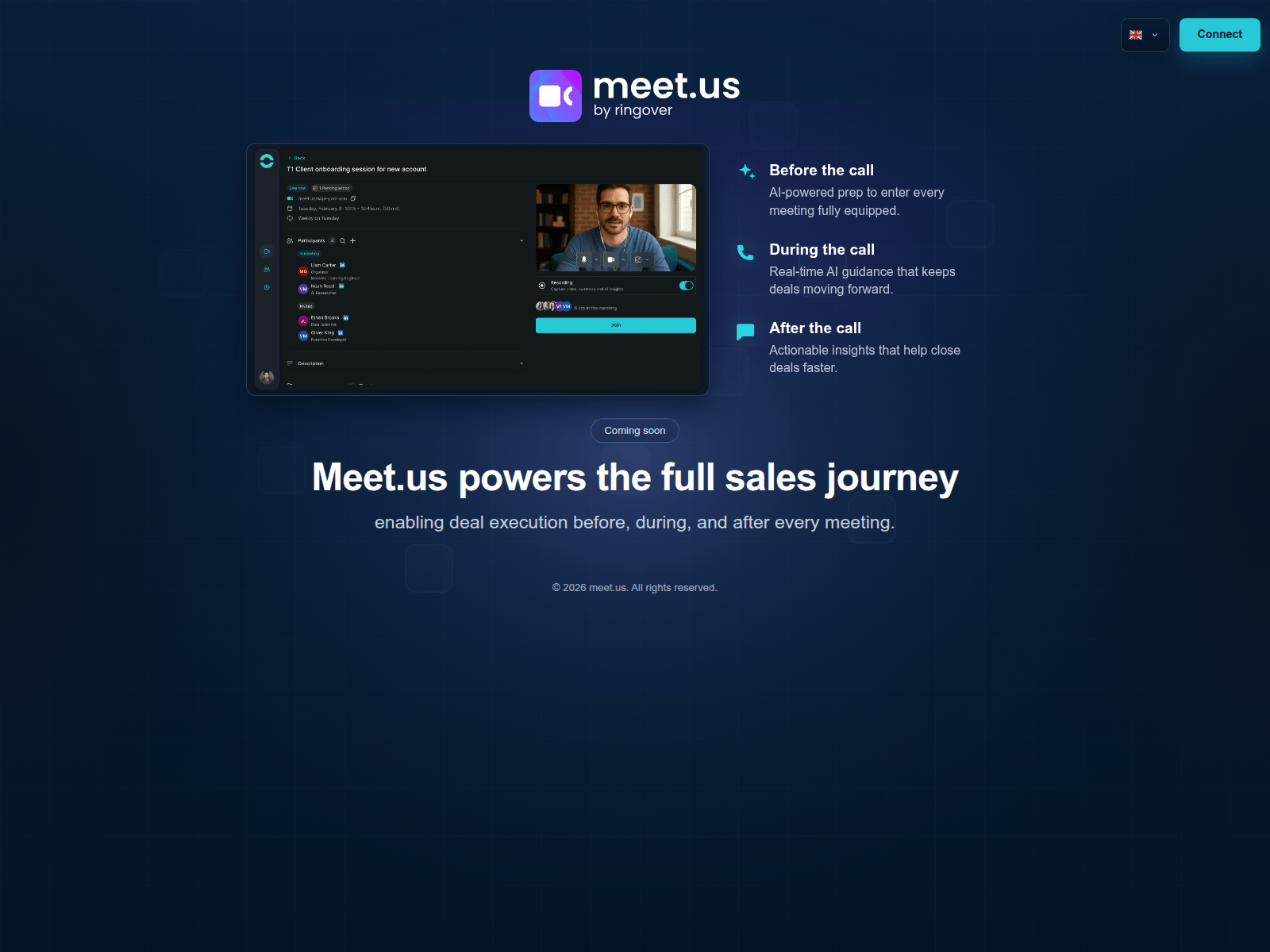 Screenshot of meet.us