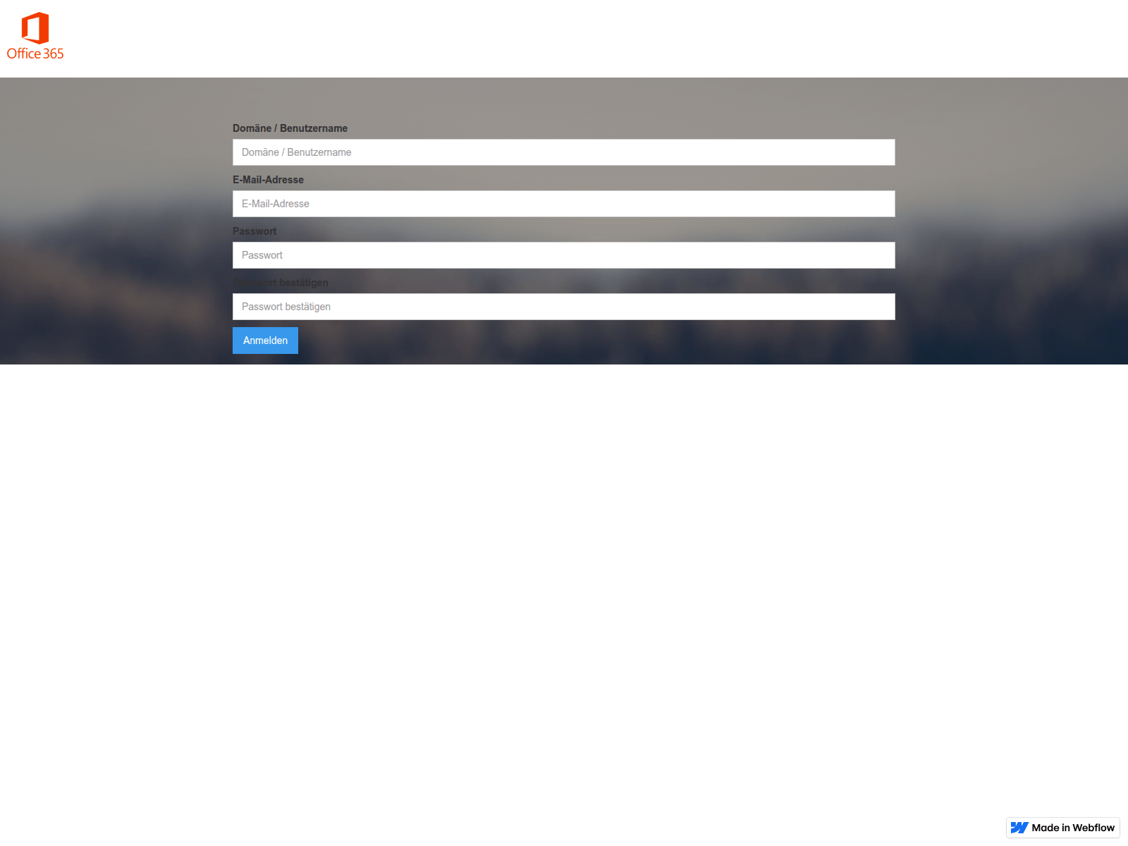 Screenshot of office365systemverification.webflow.io