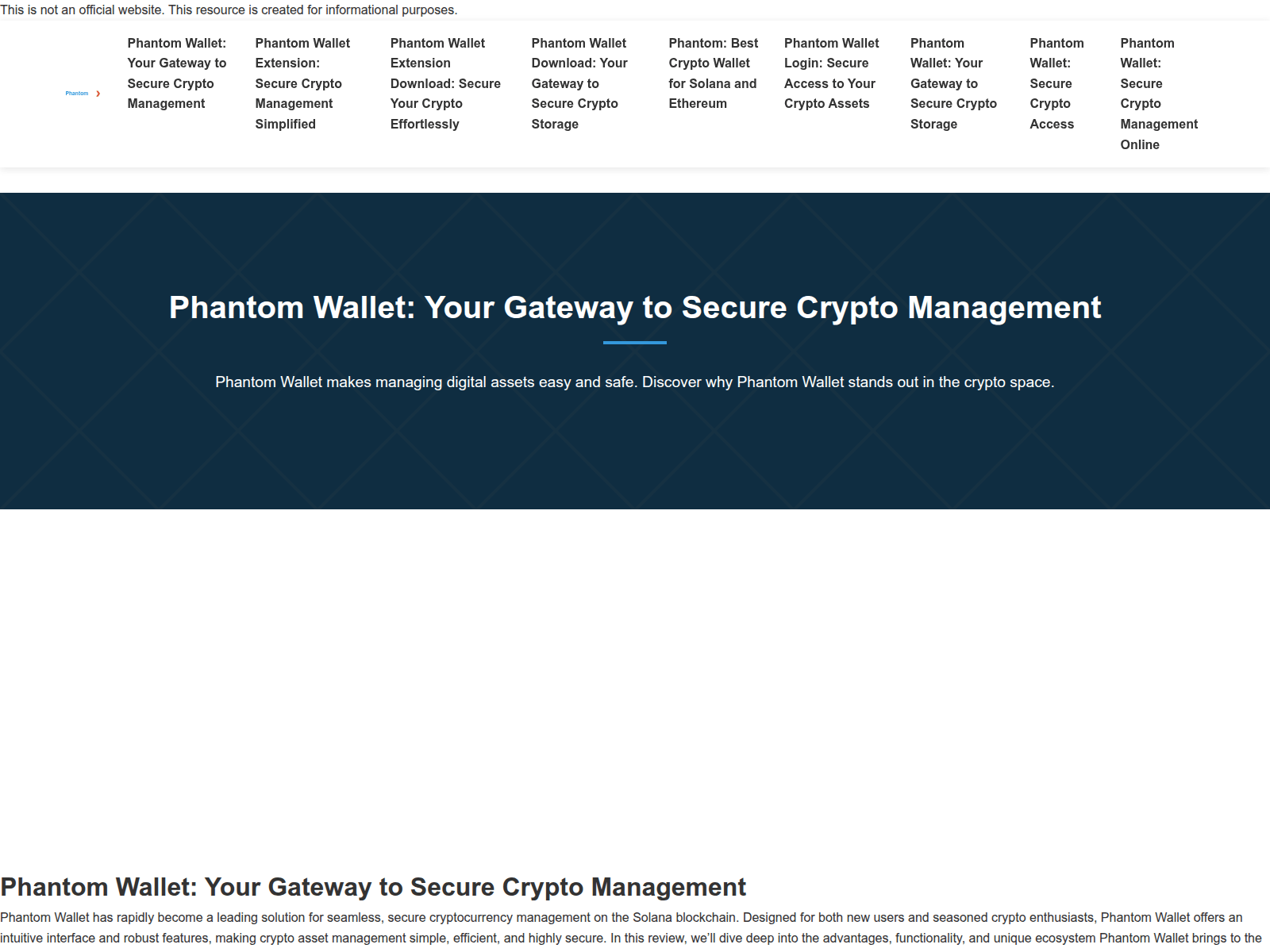 Screenshot of app.web-phantom.to