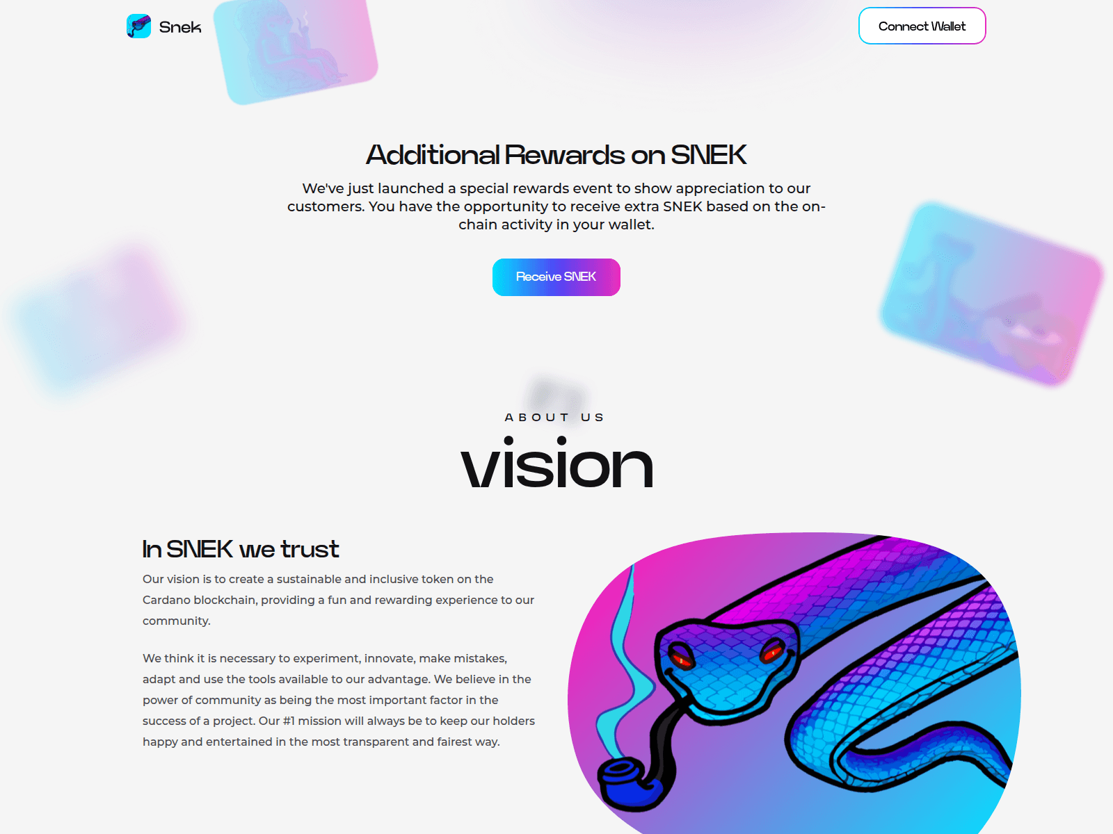 Screenshot of sneklabs.net