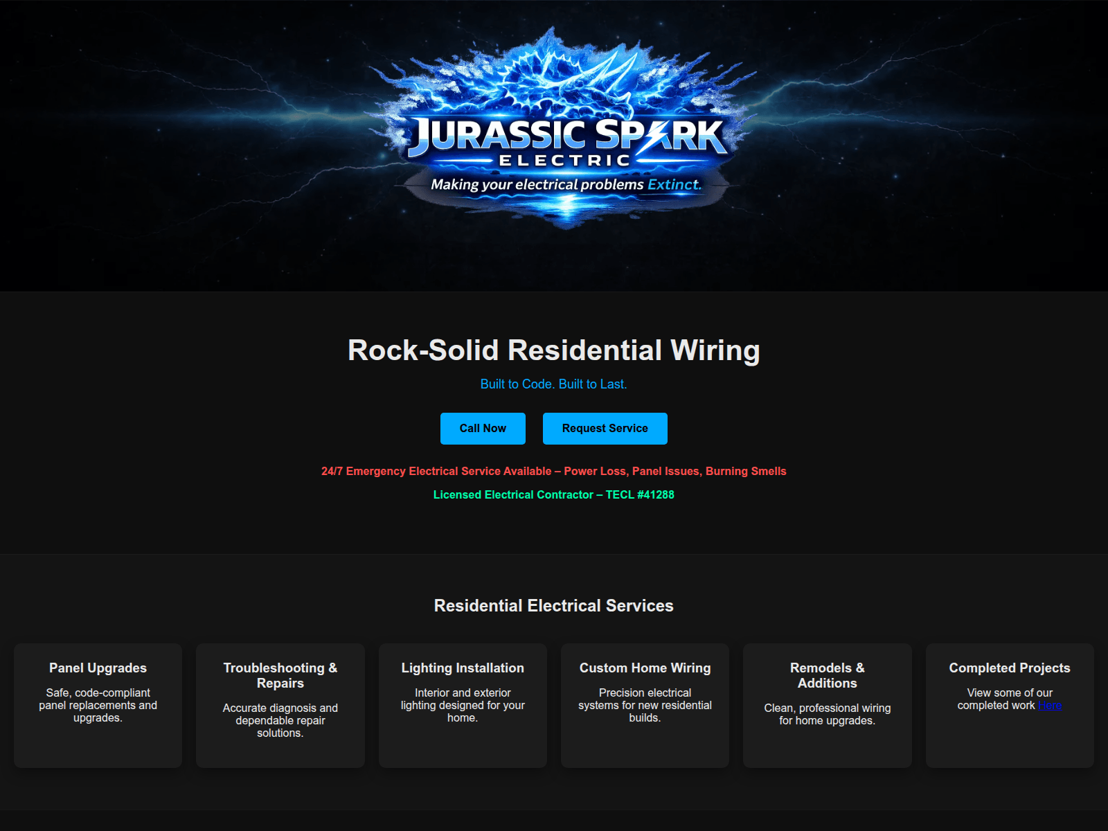 Screenshot of jurassic-spark.pages.dev