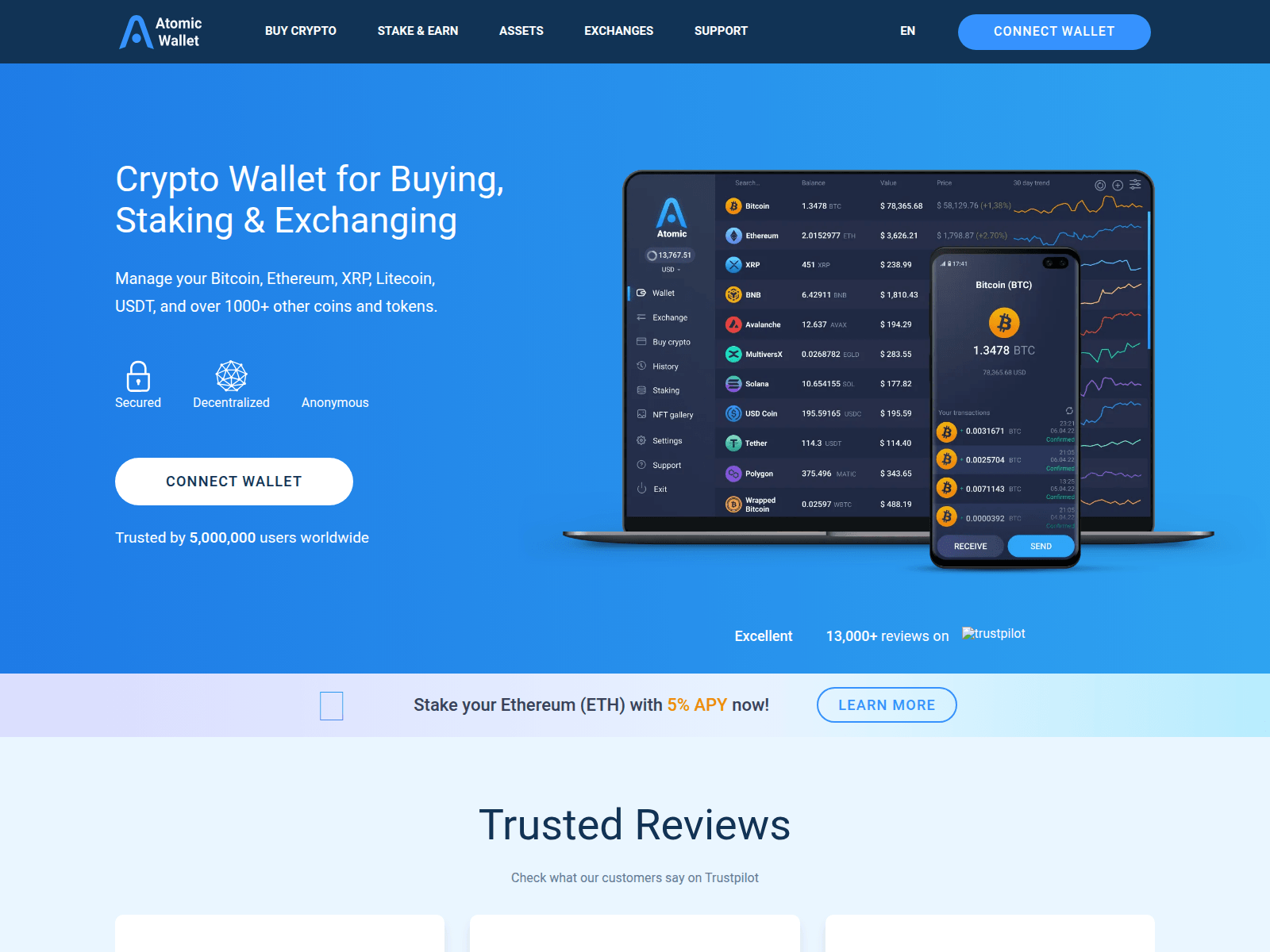 Screenshot of atomic-wallets.pages.dev