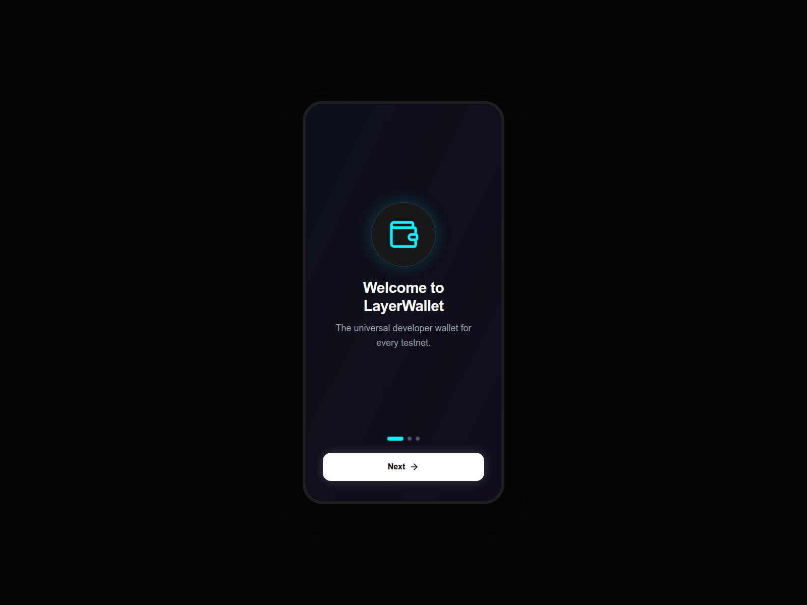 Screenshot of wallet.launchlayer.xyz