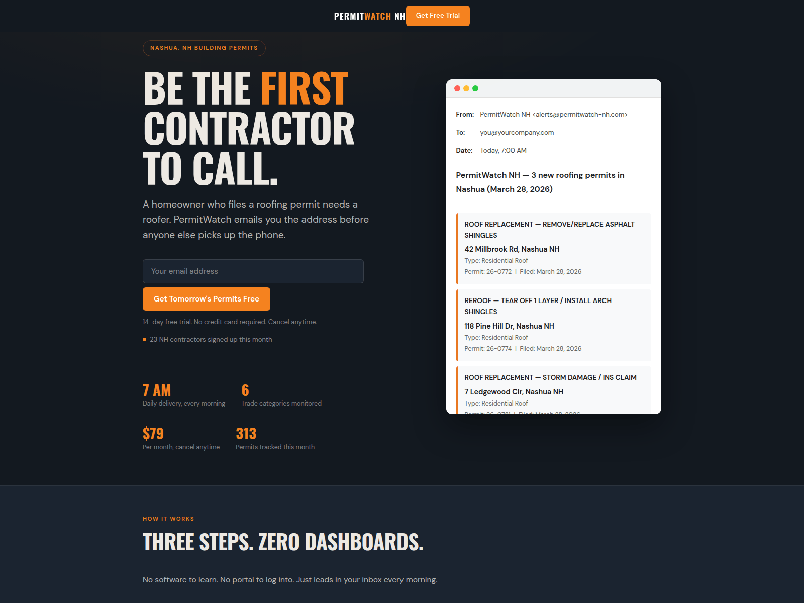 Screenshot of permitwatch-nh.pages.dev