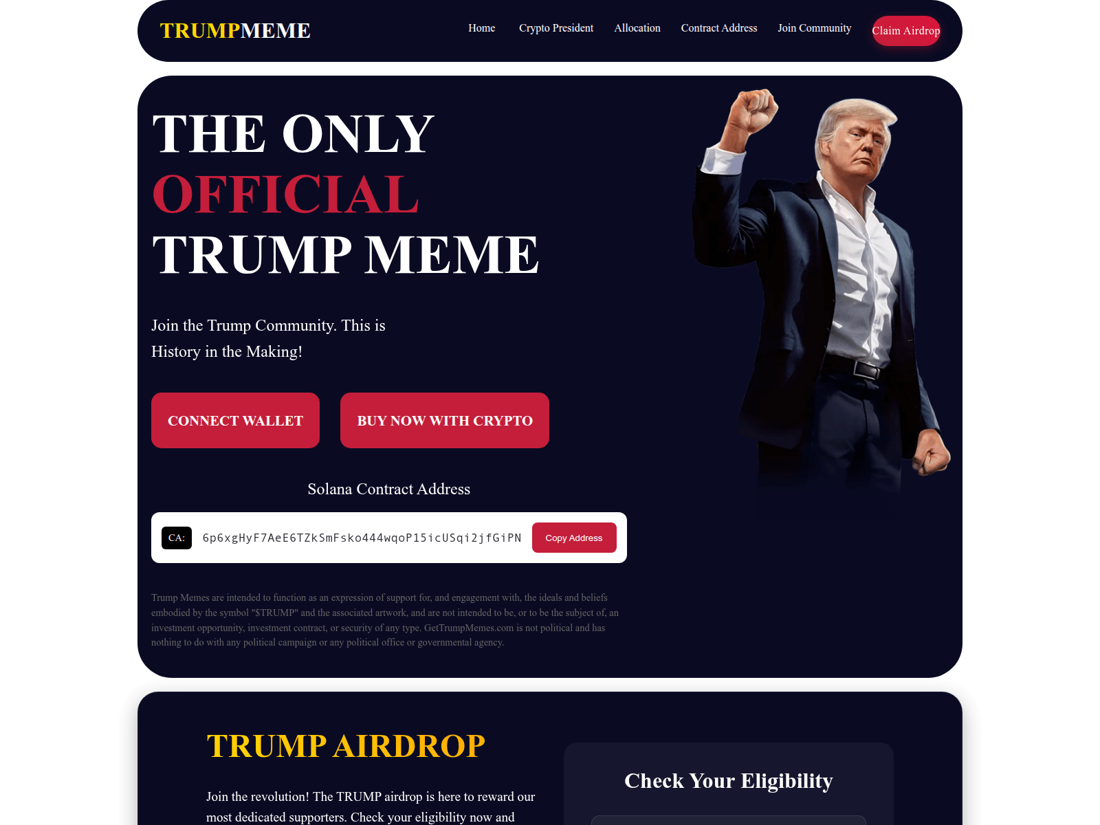 Screenshot of trumpnewguy.pages.dev