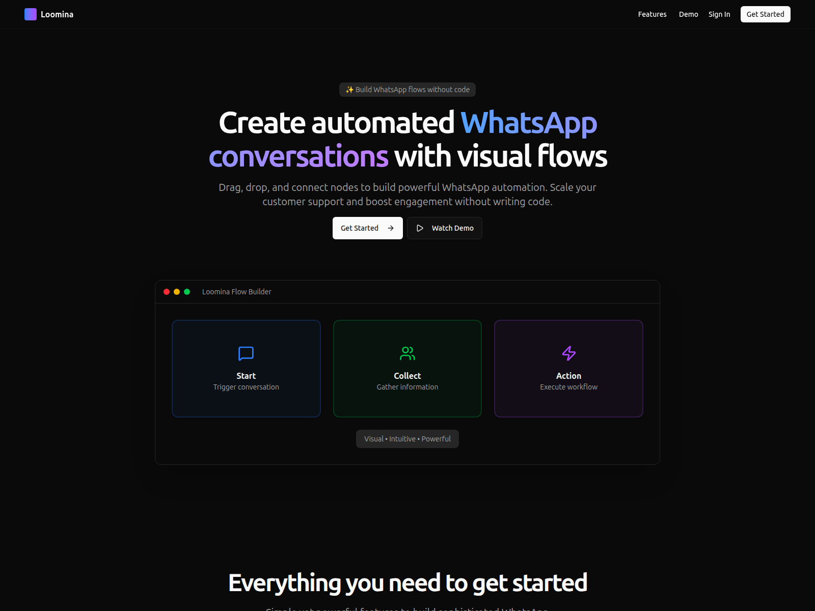 Screenshot of whatsapp-builder.pages.dev