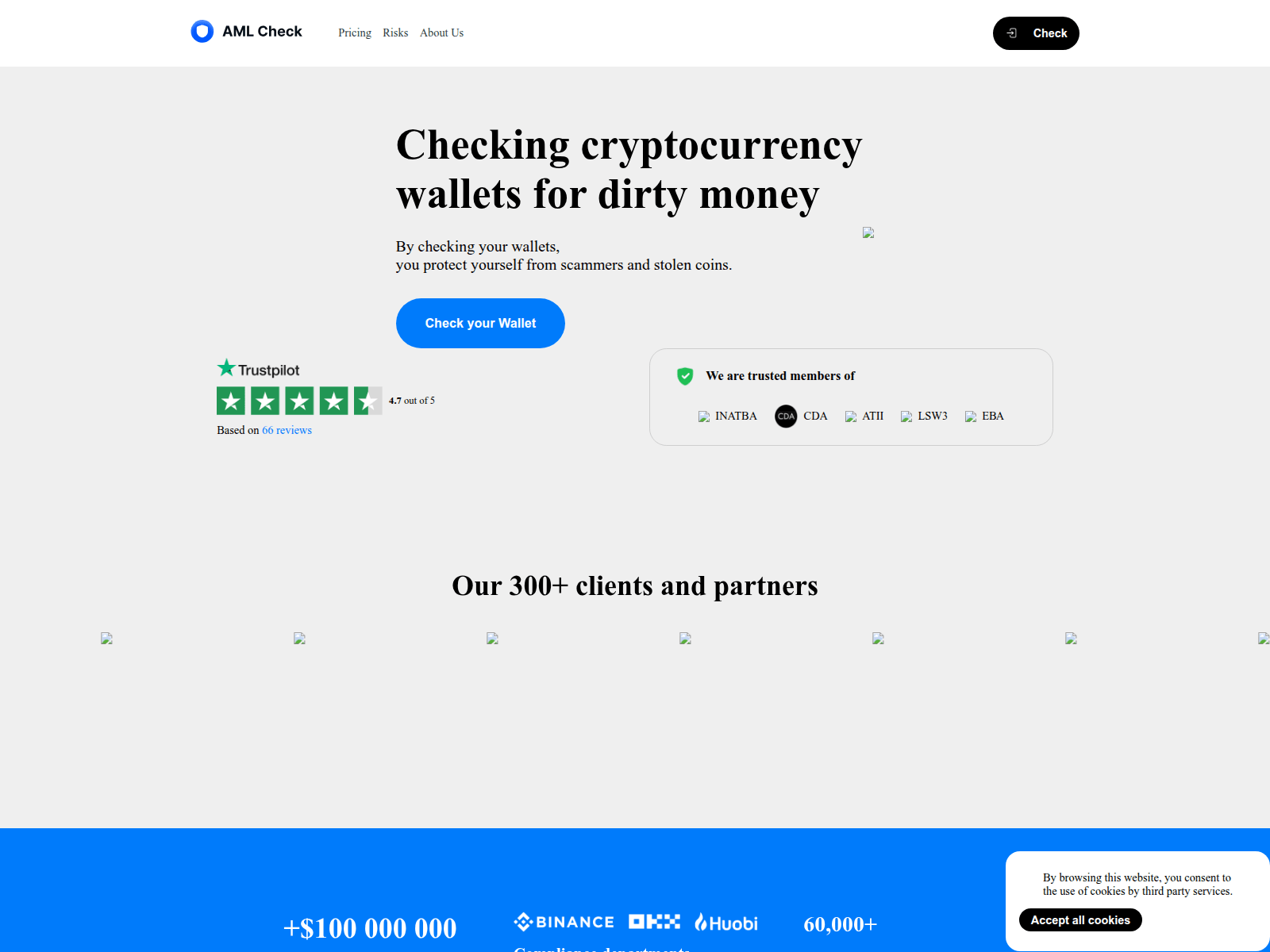Screenshot of eth-compliance.app