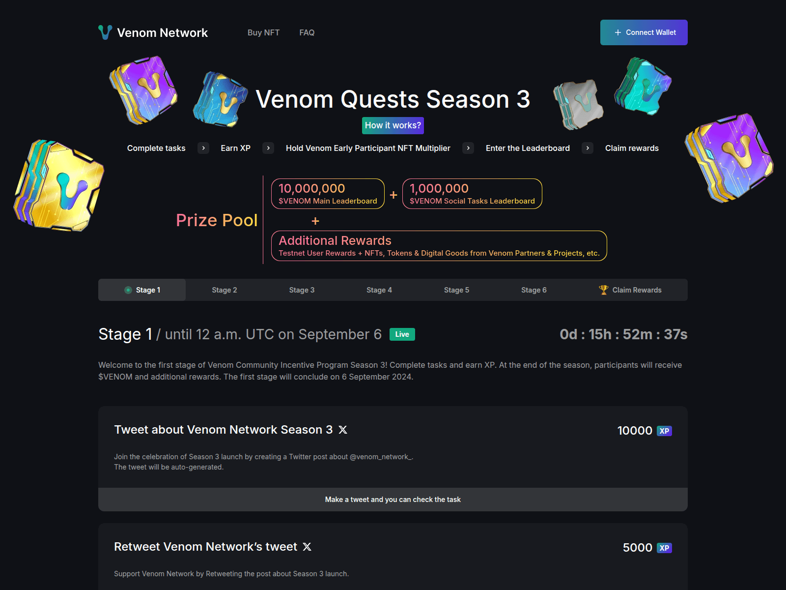 Screenshot of venomnetwork.pages.dev