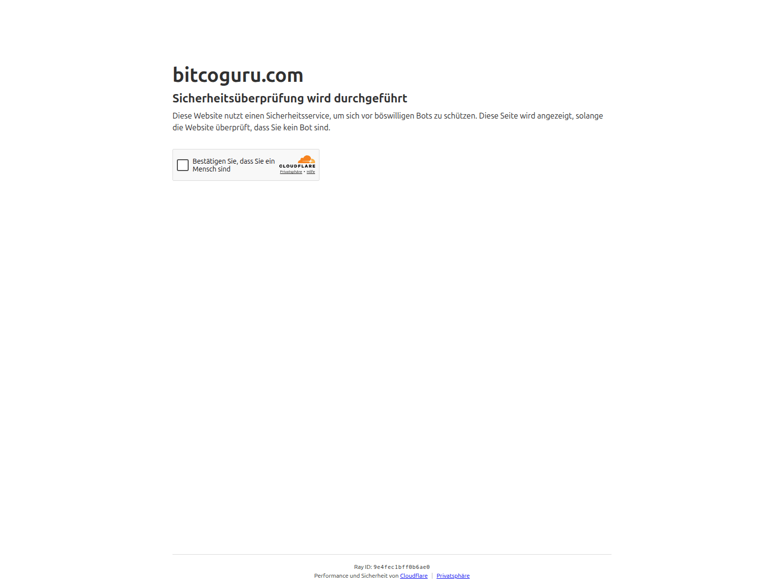 Screenshot of bitcoguru.com