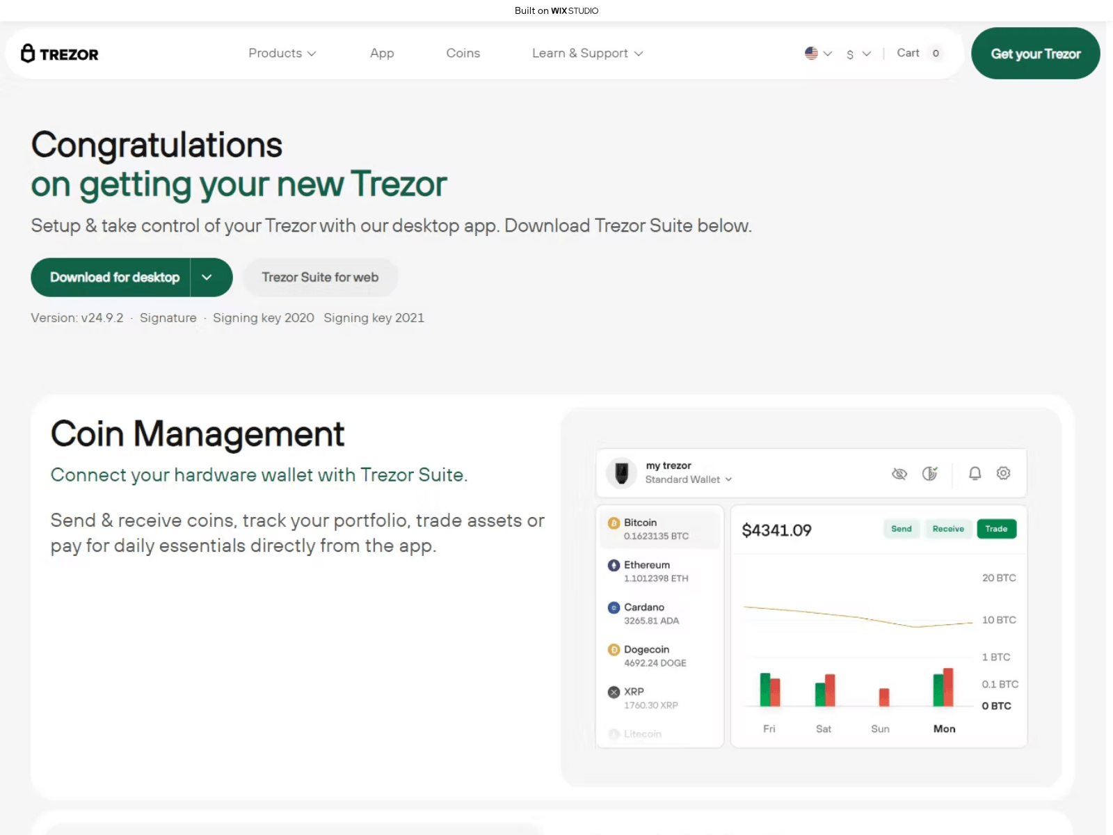 Screenshot of suiteapps-trzre.wixstudio.com