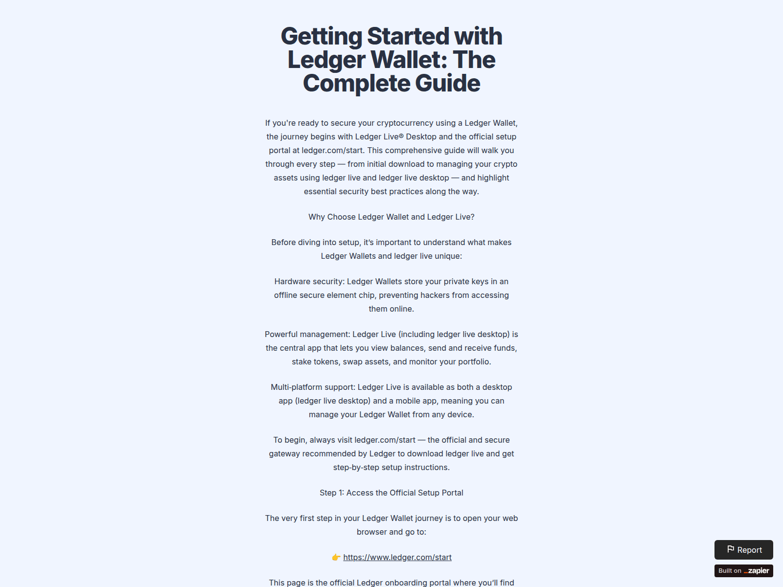 Screenshot of ledgrdesktop.zapier.app