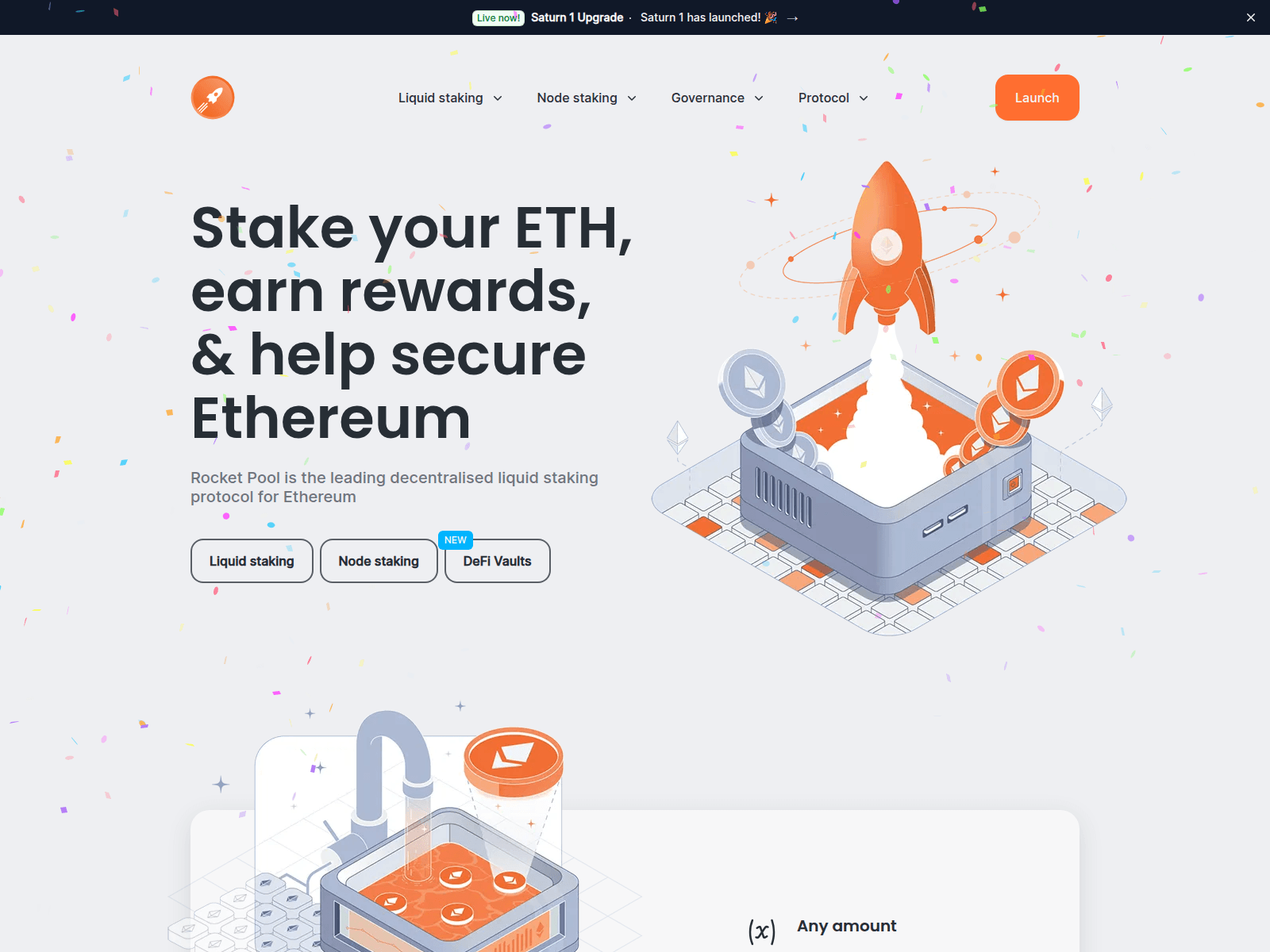 Screenshot of rocketpool-3xb.pages.dev