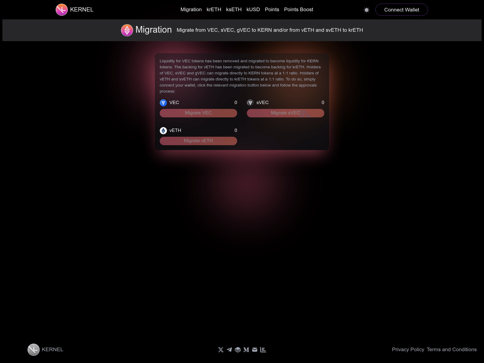 Screenshot of kernel-protocol.pages.dev
