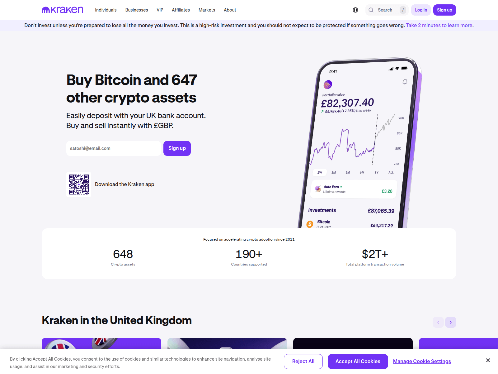 Screenshot of www.btcangels.com