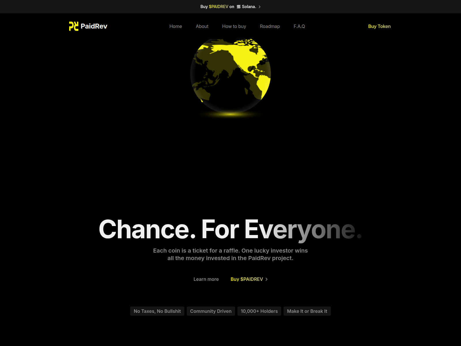 Screenshot of paidrev-coin.pages.dev