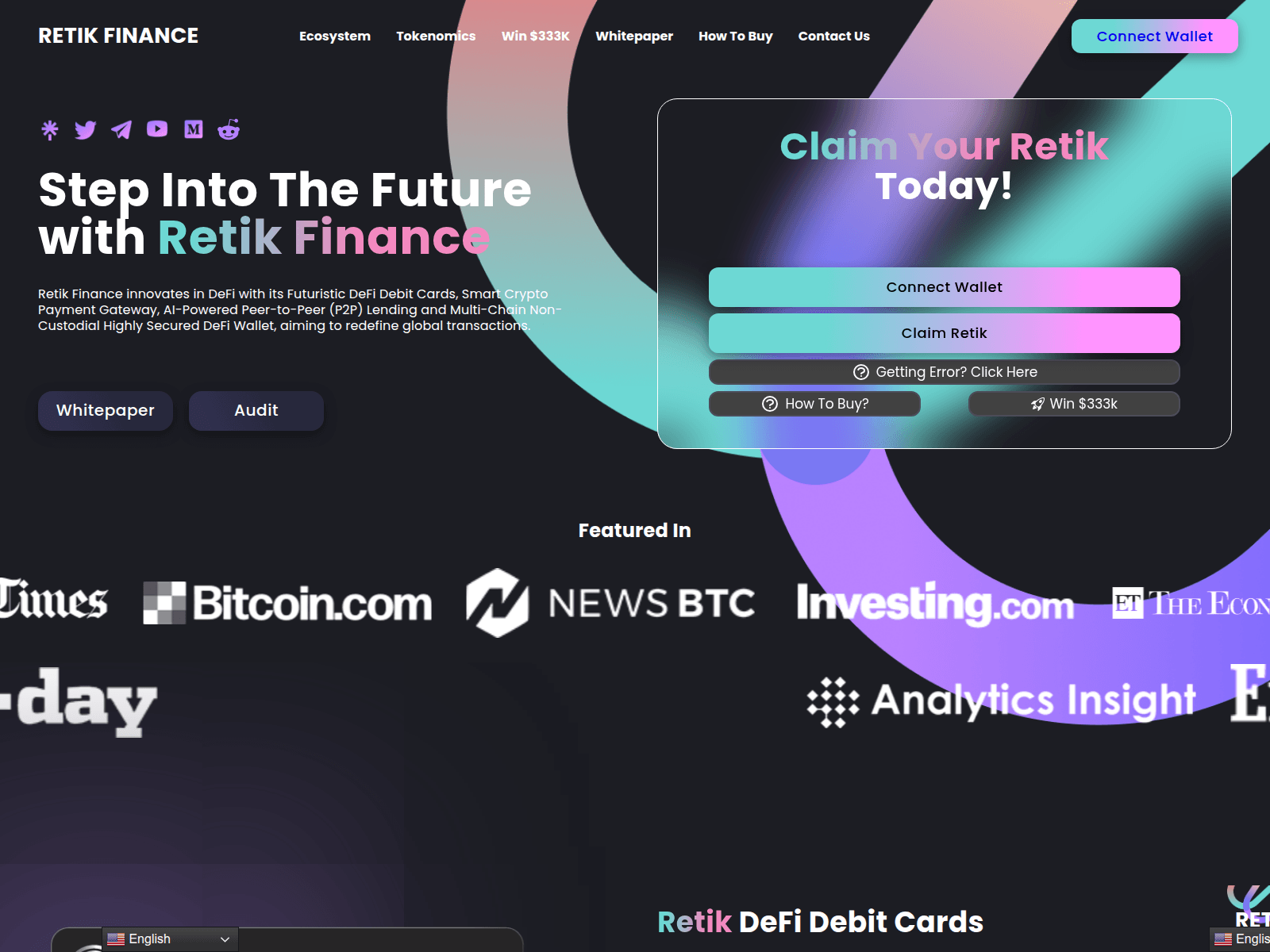 Screenshot of officialretik.pages.dev