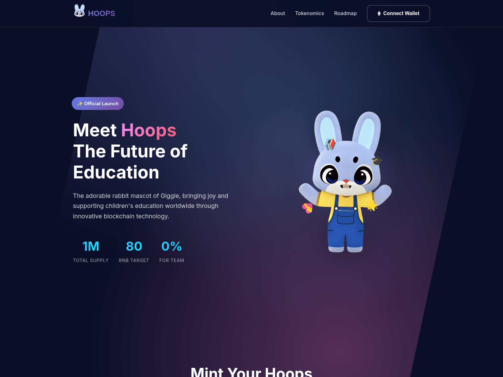 Screenshot of www.hoops.ltd