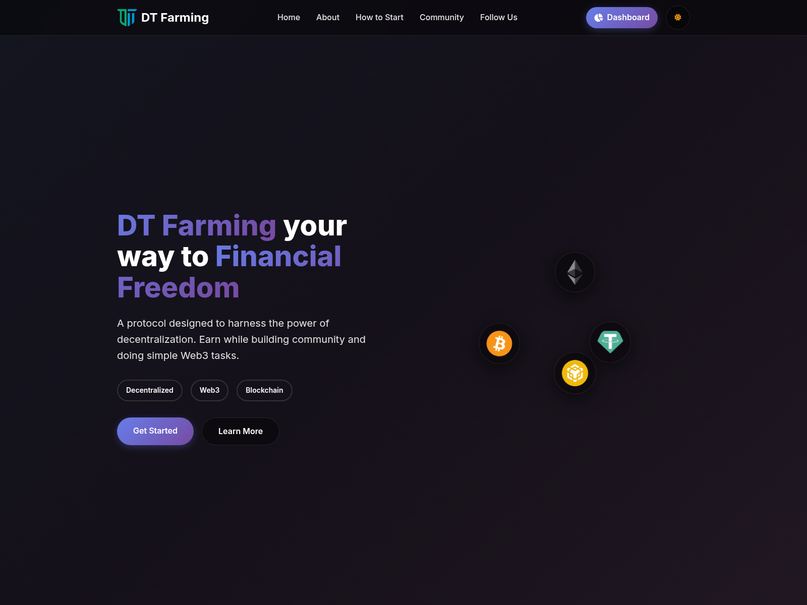 Screenshot of dtfarming.world