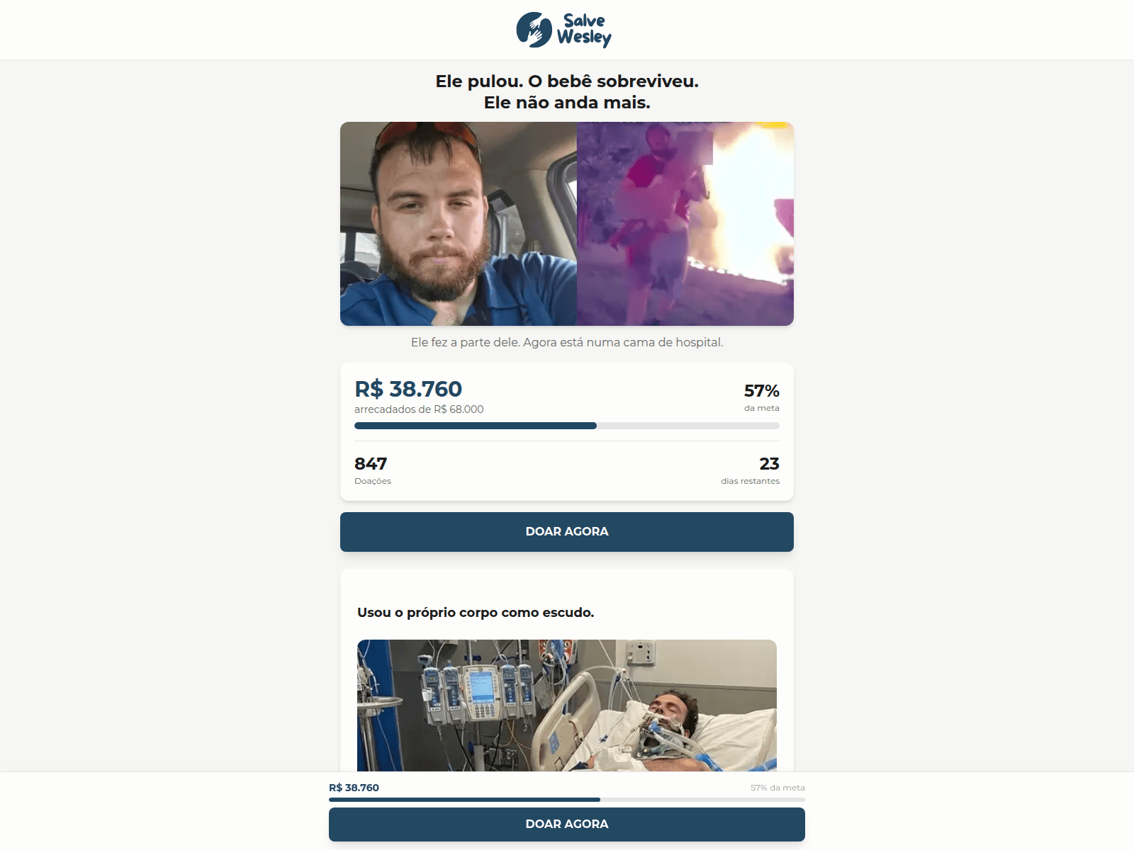 Screenshot of apoieowesley.com