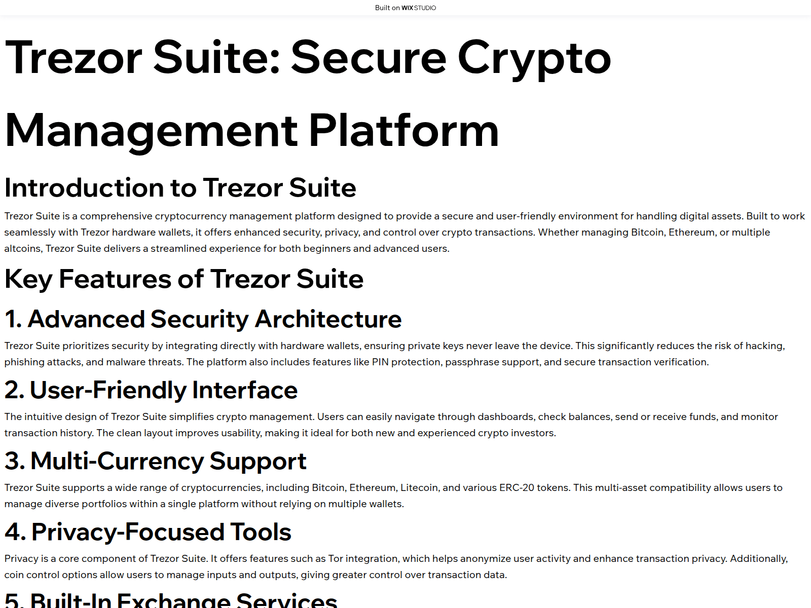 Screenshot of learnsuiteio.wixstudio.com