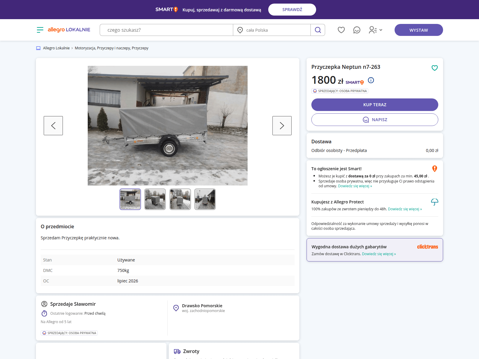 Screenshot of allegrolokalnie.89457-752.icu