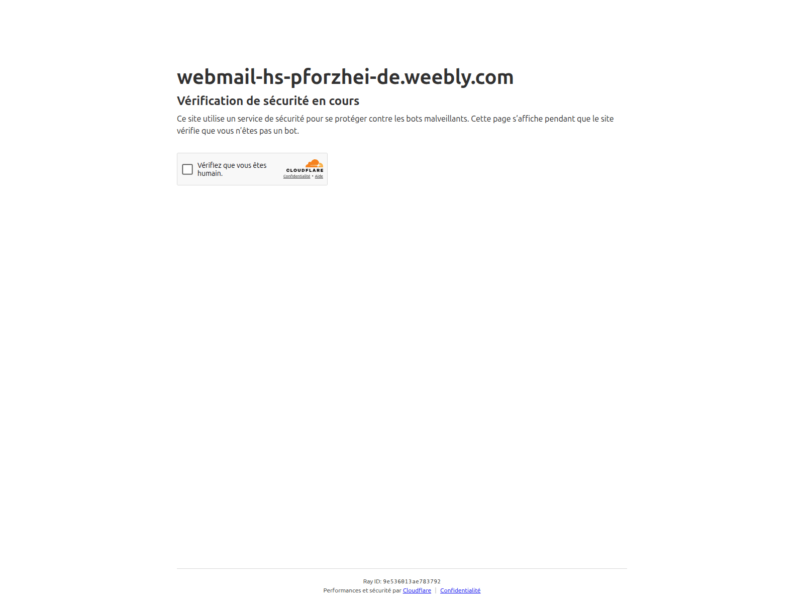 Screenshot of webmail-hs-pforzhei-de.weebly.com