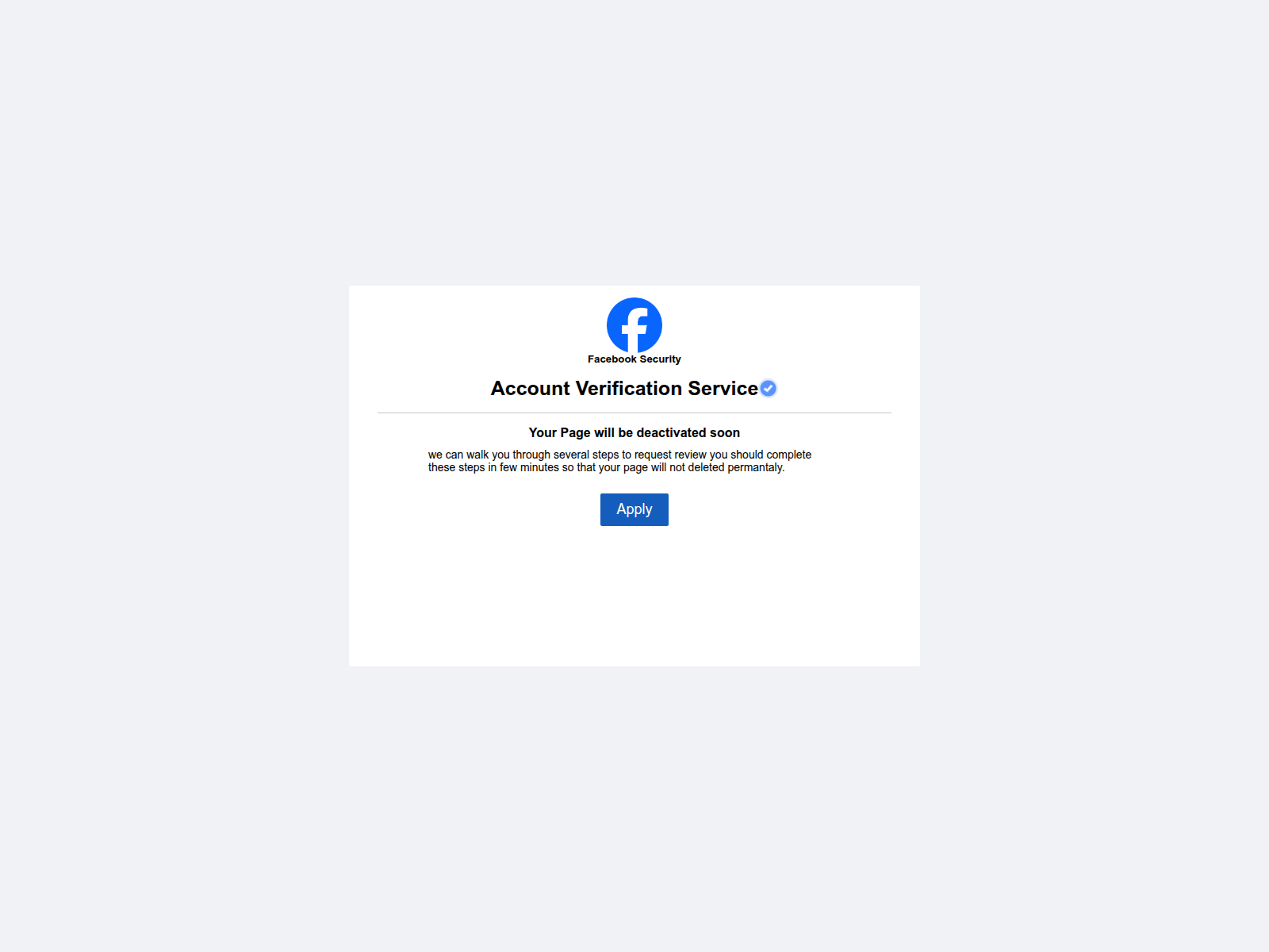 Screenshot of facebookweb.github.io