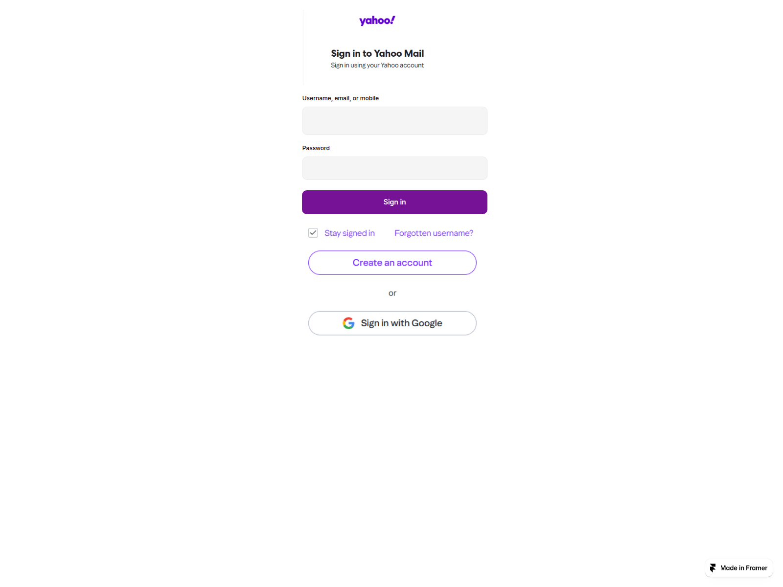 Screenshot of silent-methods-847304.framer.app