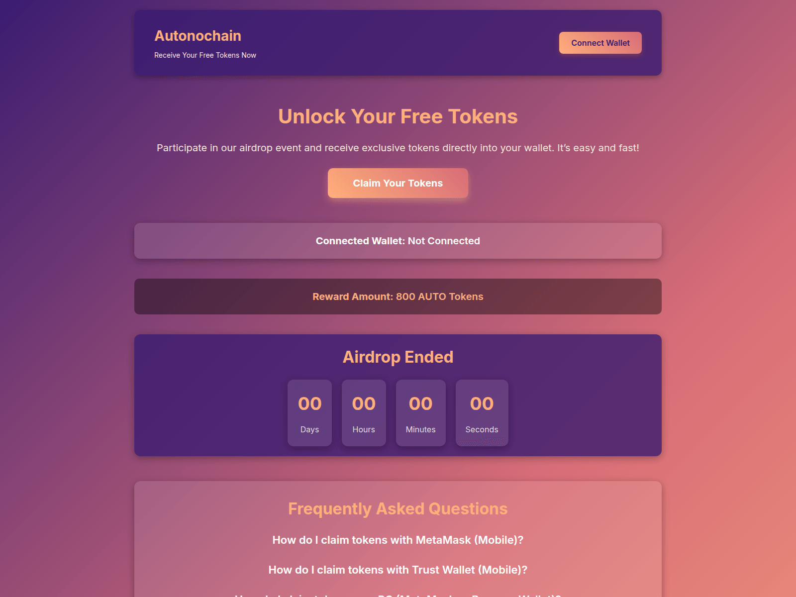 Screenshot of airdrop-5i9.pages.dev