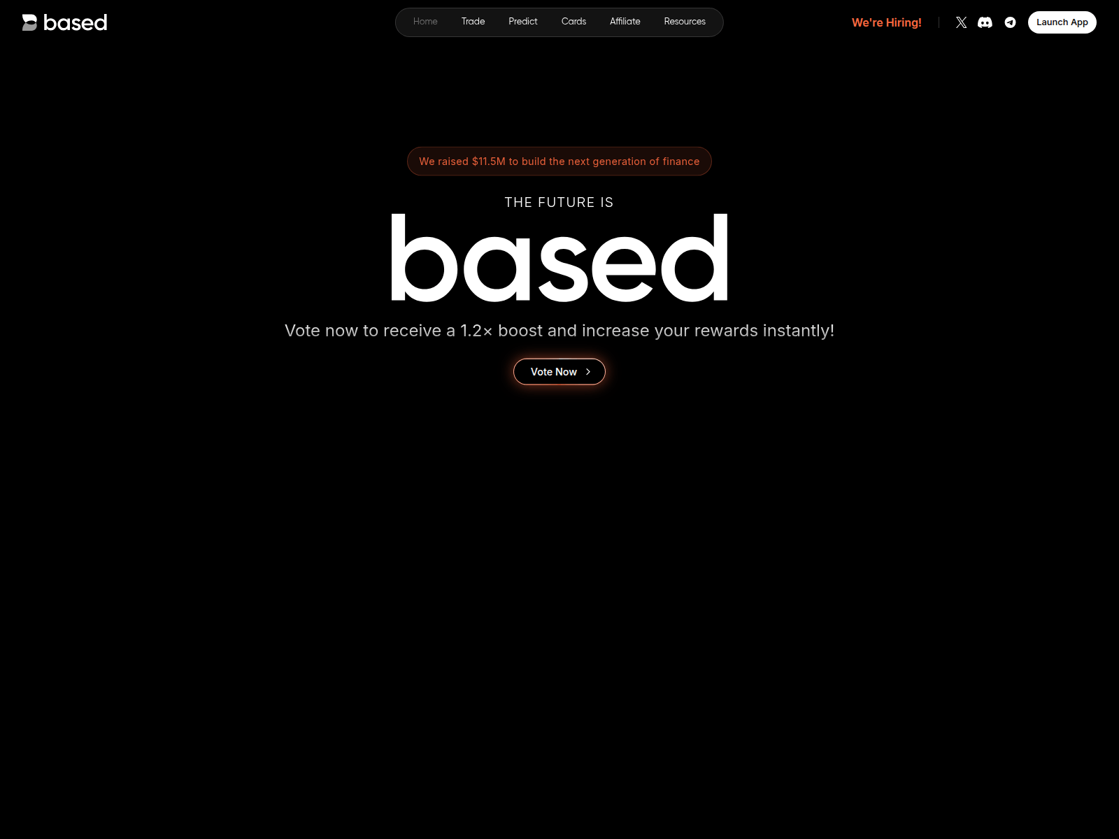 Screenshot of based-voting.com
