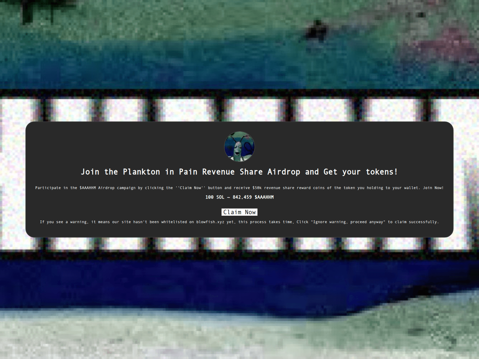 Screenshot of planktonwins.pages.dev