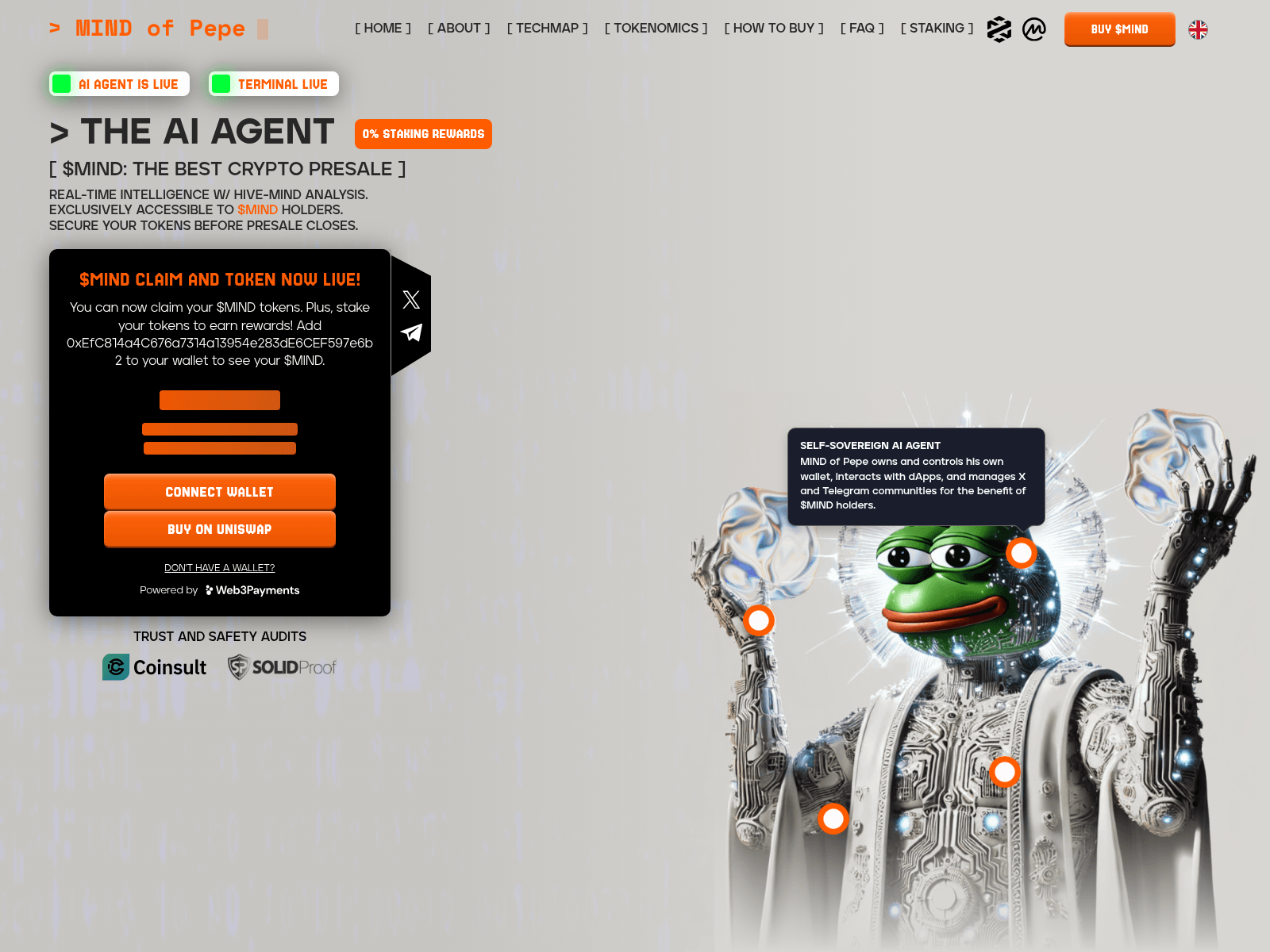 Screenshot of zeusai.xyz