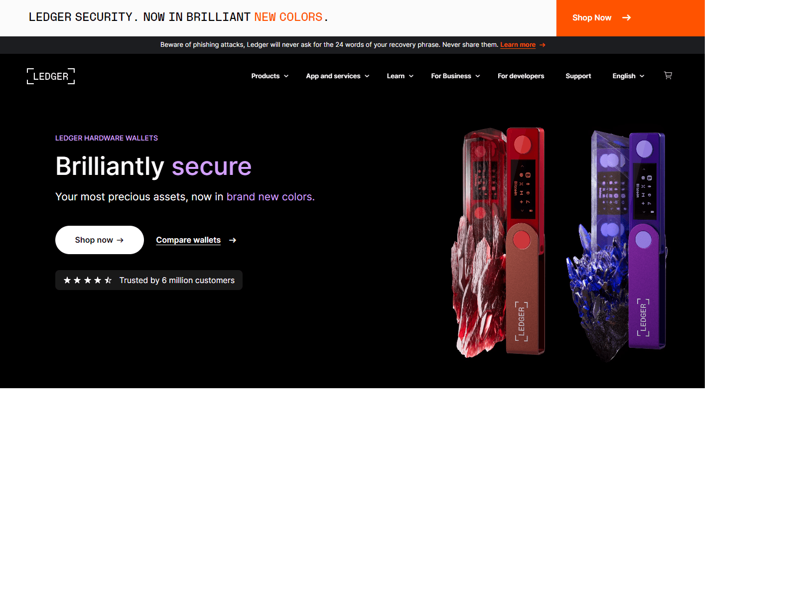 Screenshot of lidgeirlivewallet.webflow.io
