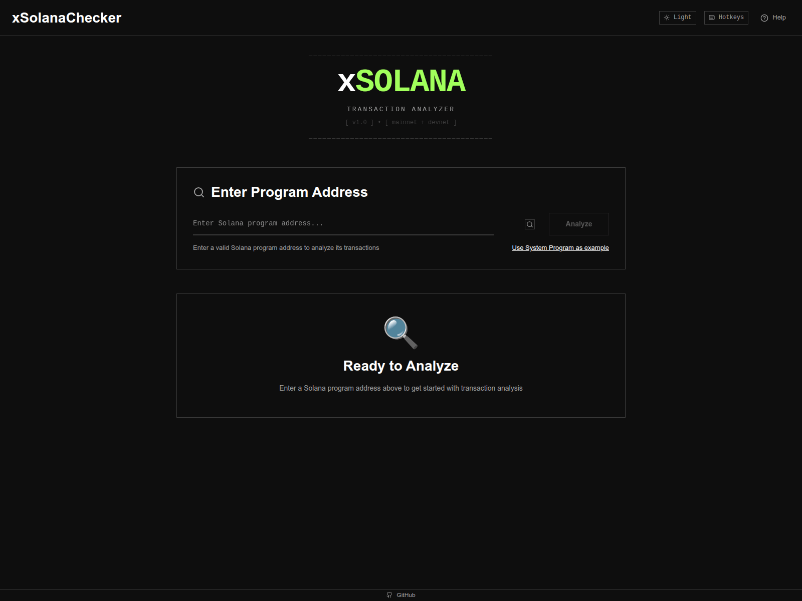 Screenshot of www.xsolanachecker.xyz