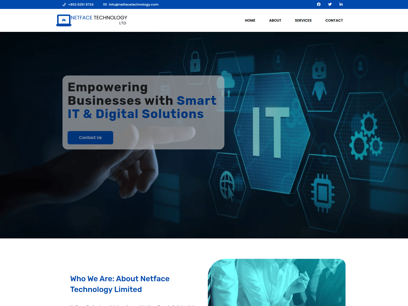 Screenshot of netfacetechnology.com