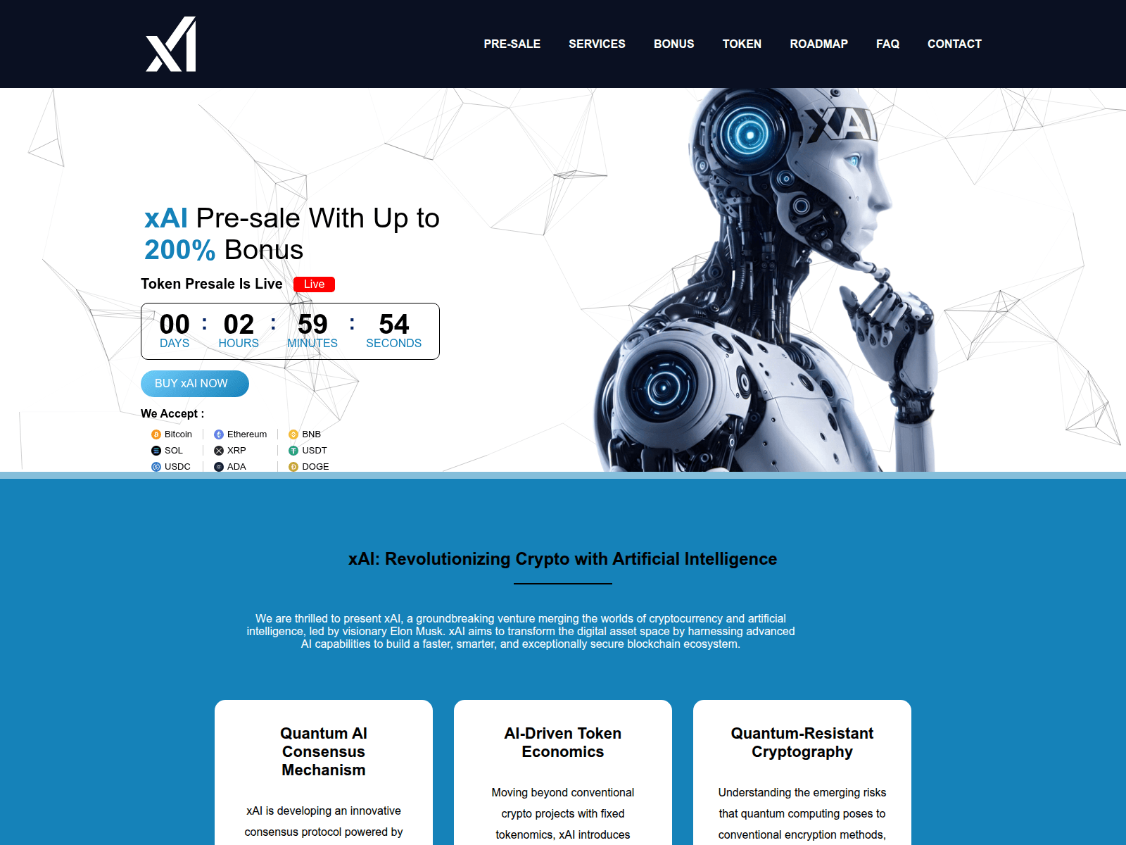 Screenshot of xai-xa20r.com