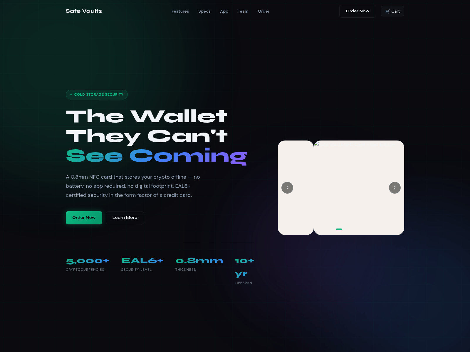 Screenshot of safevaults.eu.com