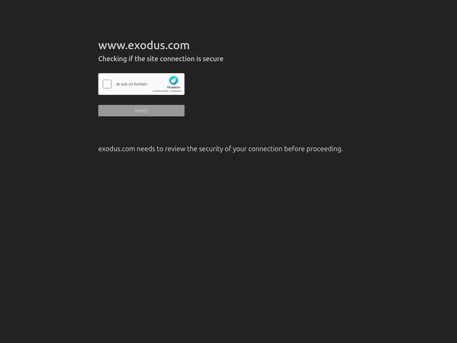 Screenshot of exodusbase.org