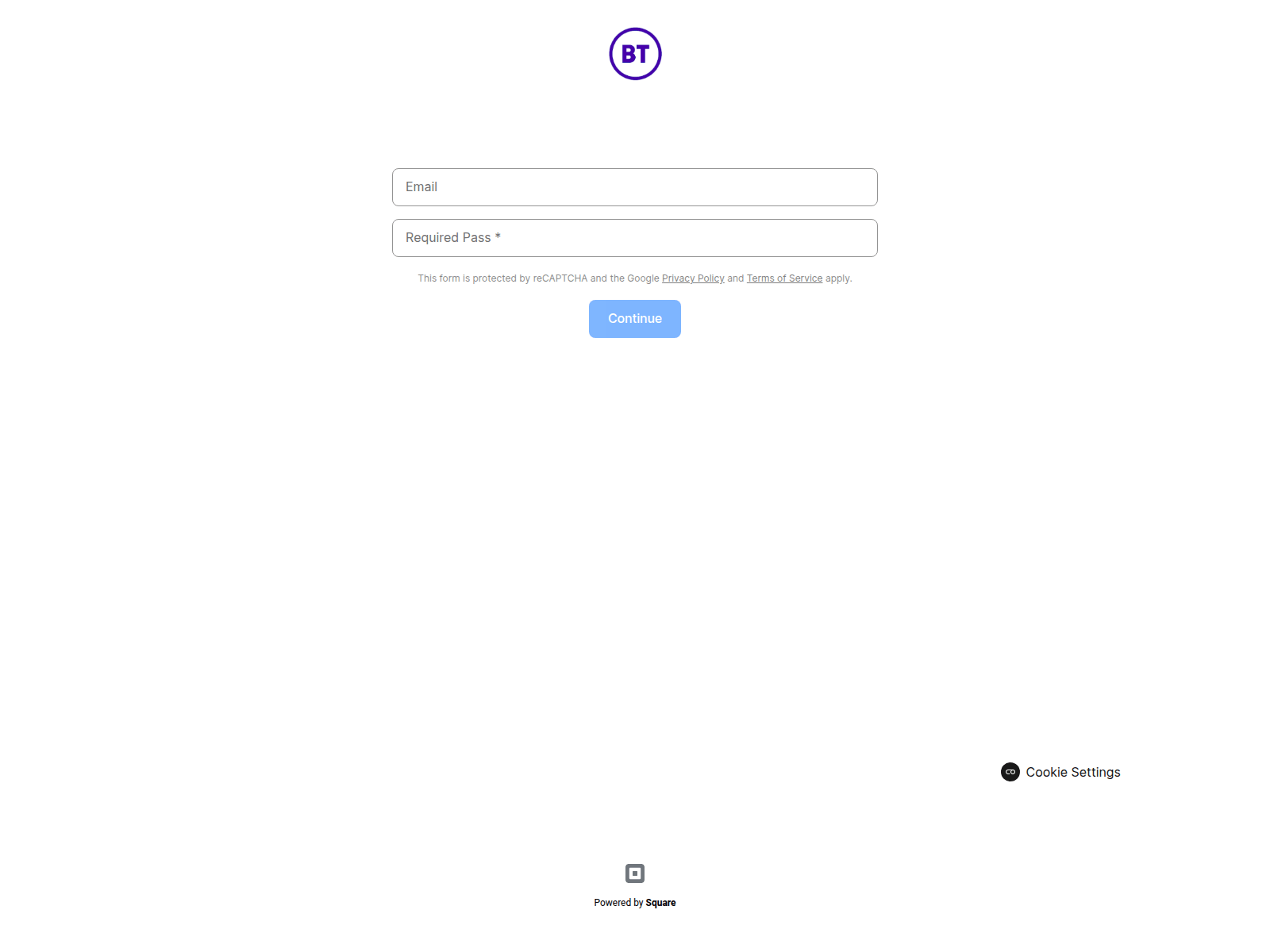Screenshot of bt-109509.square.site