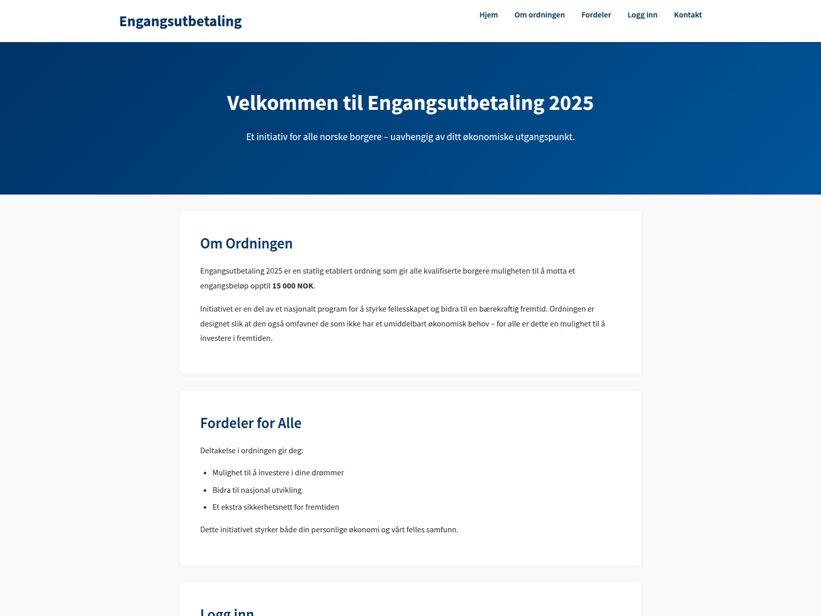 Screenshot of engangsstonad.pages.dev