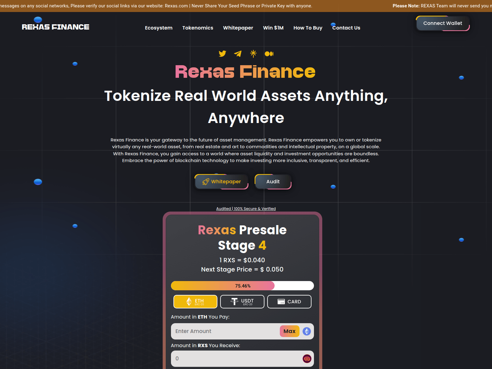 Screenshot of rexasfinance-webb.pages.dev