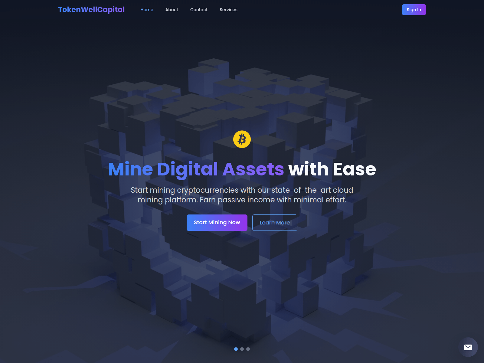 Screenshot of www.tokenwellcapital.pro