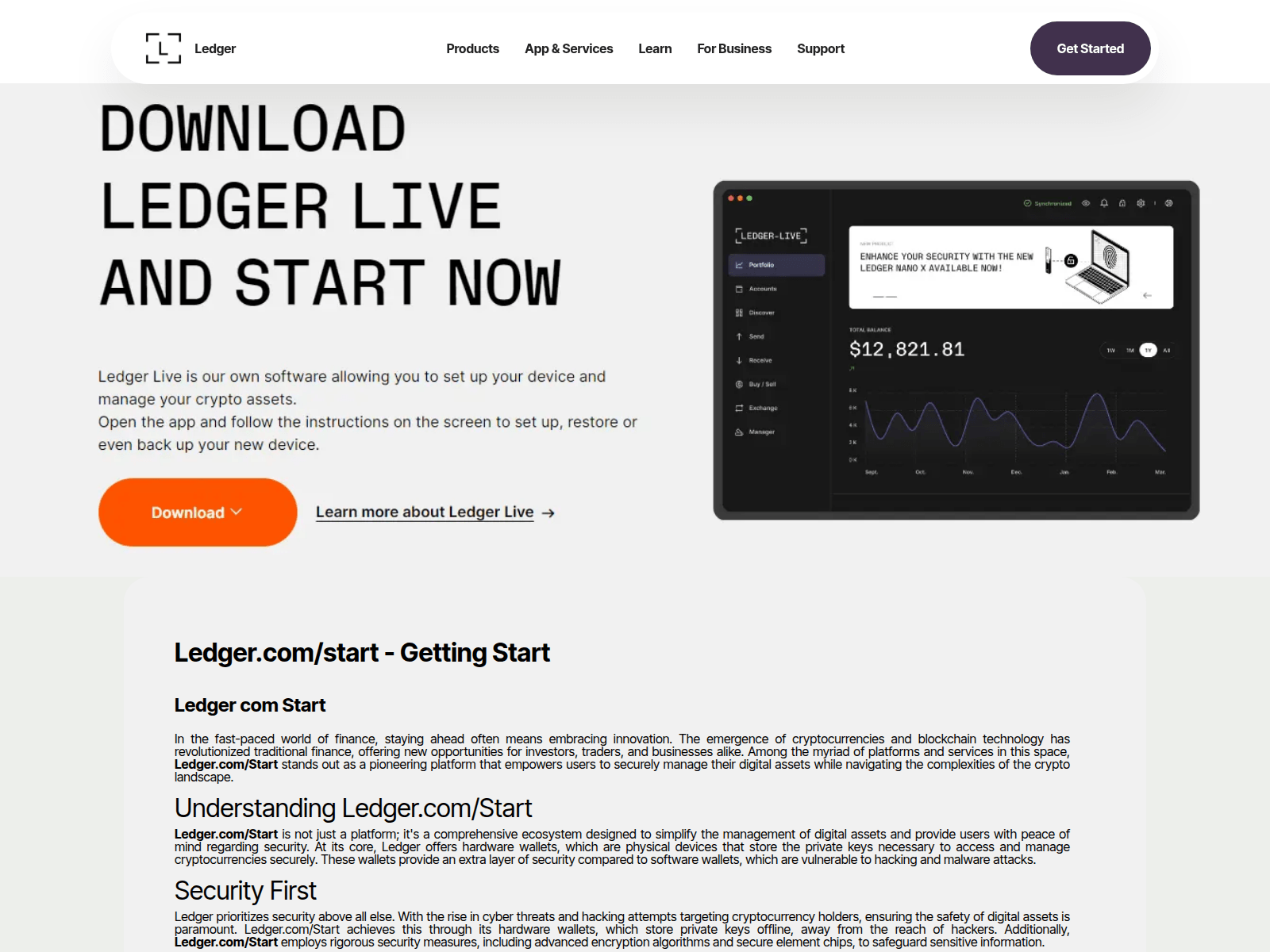 Screenshot of lledger-live.pages.dev