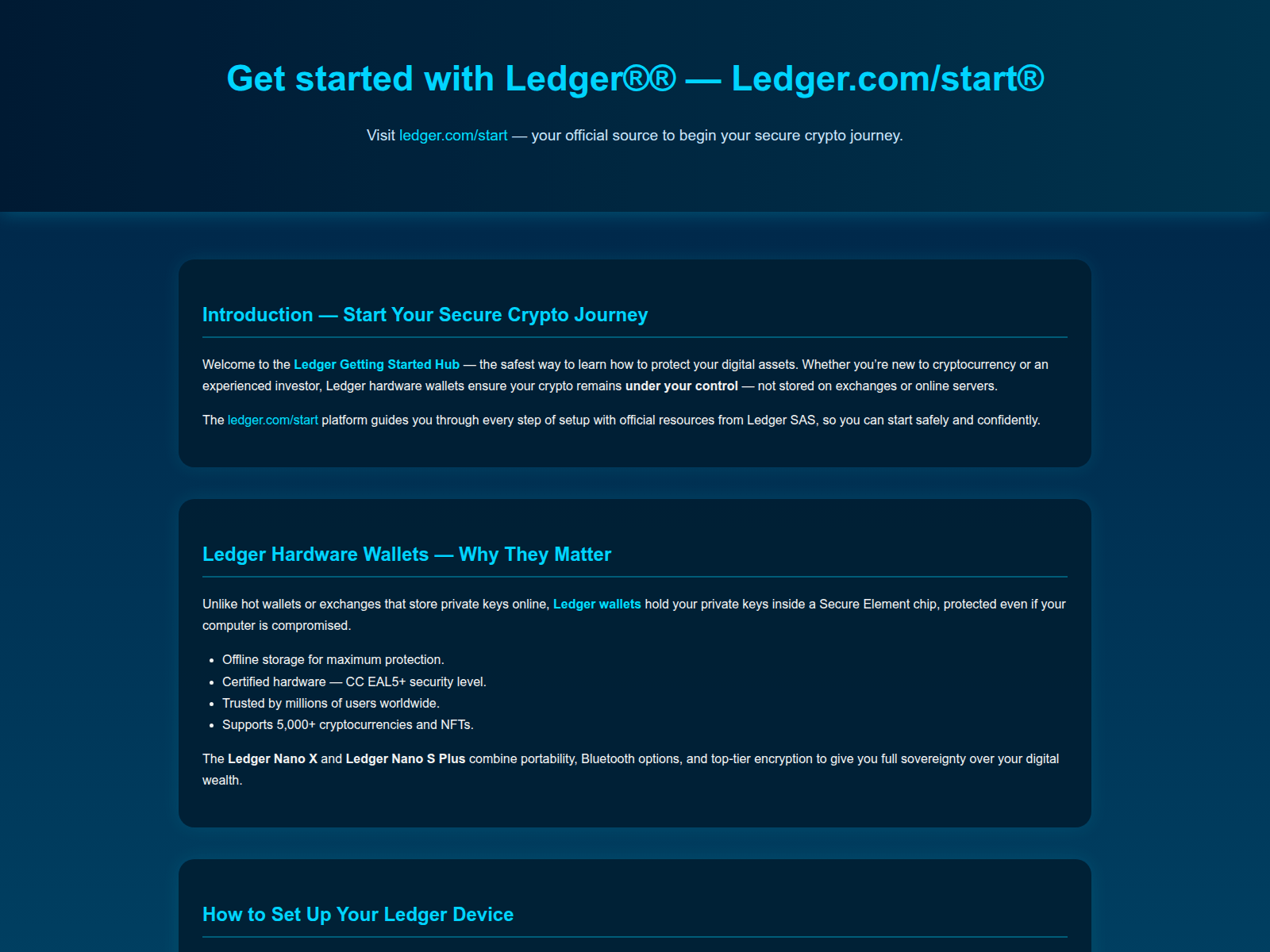 Screenshot of faq-start-ledgr-en.pages.dev
