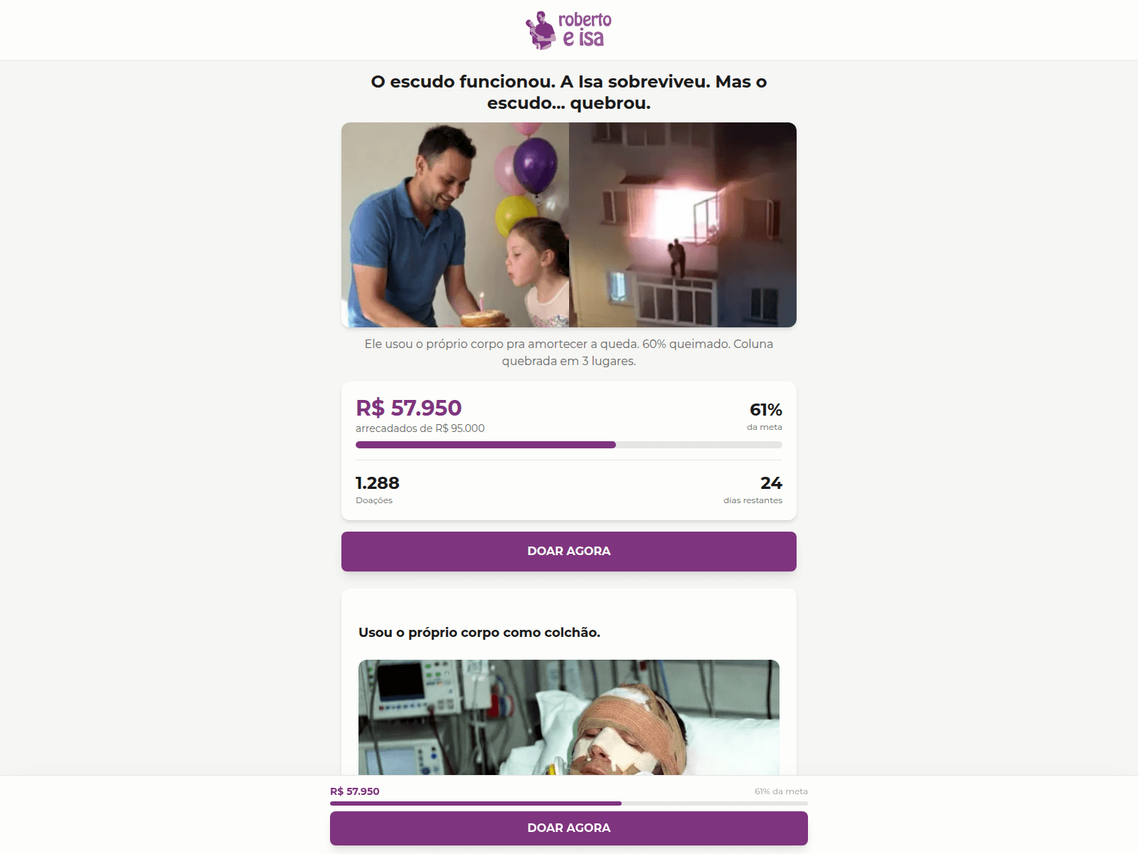 Screenshot of salveosdois.com