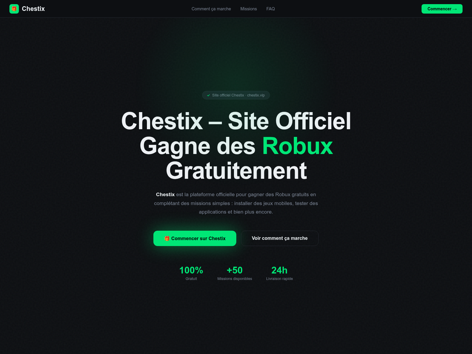 Screenshot of chestix.vip