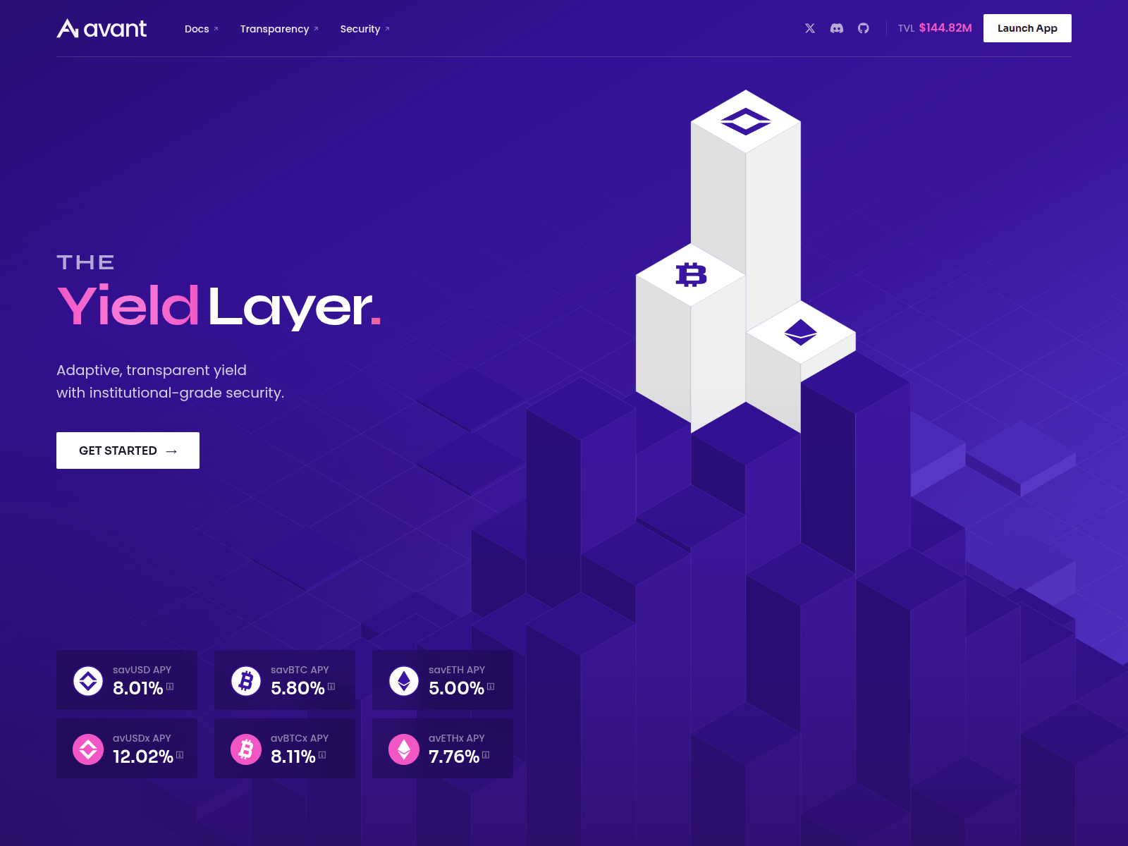 Screenshot of avantprotocol-snapshot.xyz