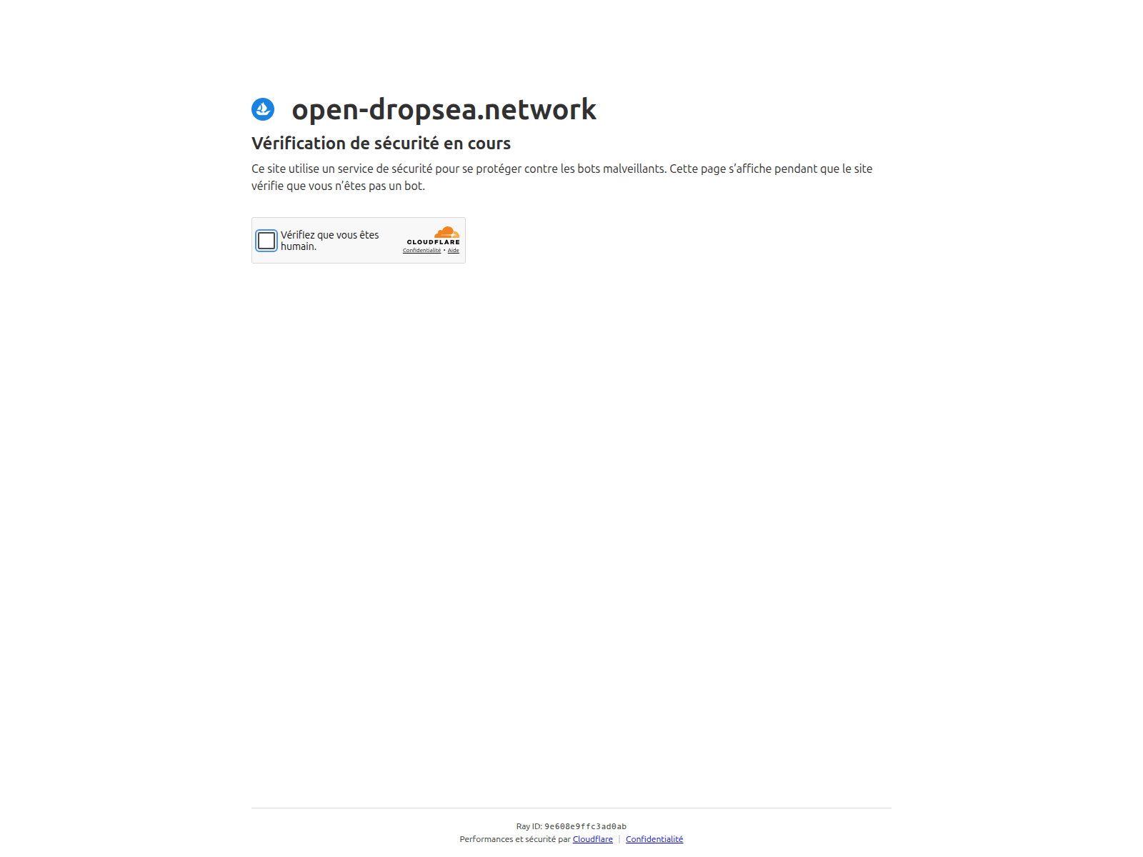 Screenshot of open-dropsea.network