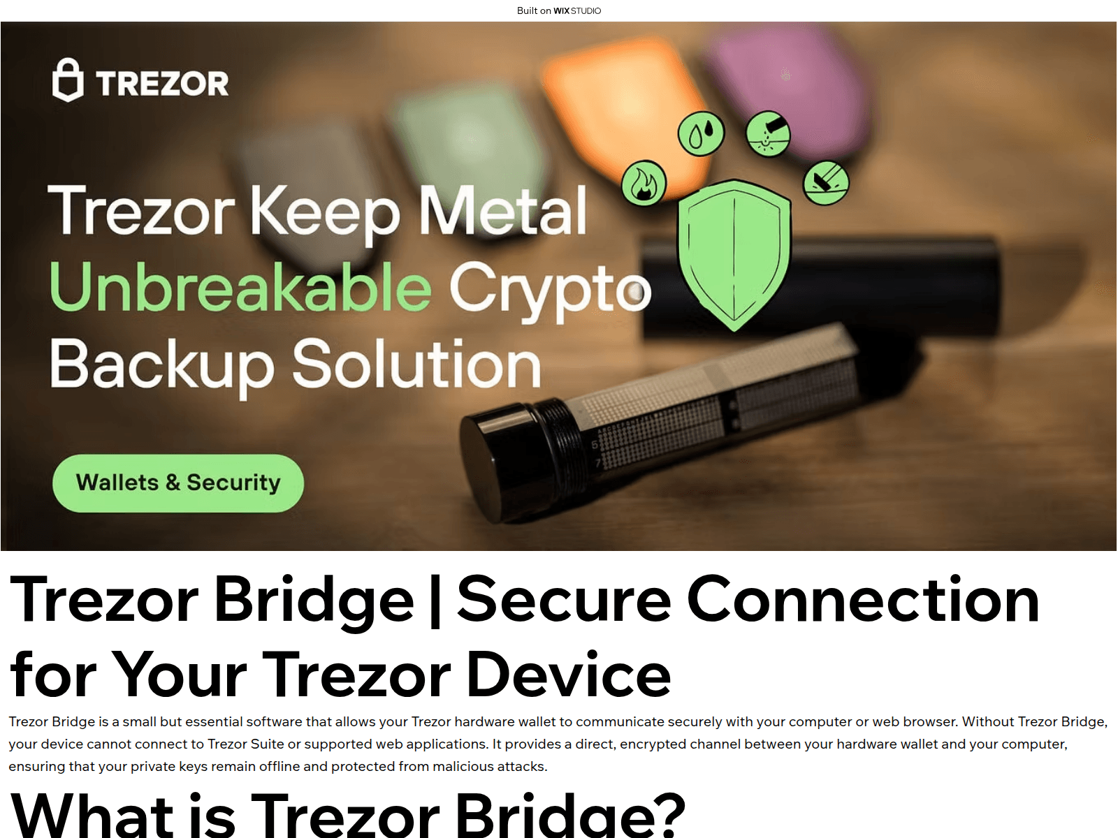 Screenshot of homepage-treser.wixstudio.com